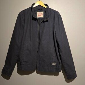 Brand New Levi's THB Navy Harrington Cotton Jacket (Men's Size Large)